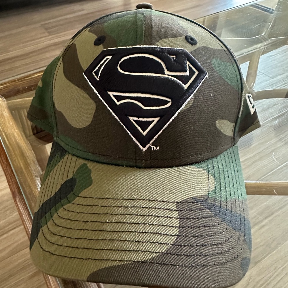 New Era Superman Green and Black Cap